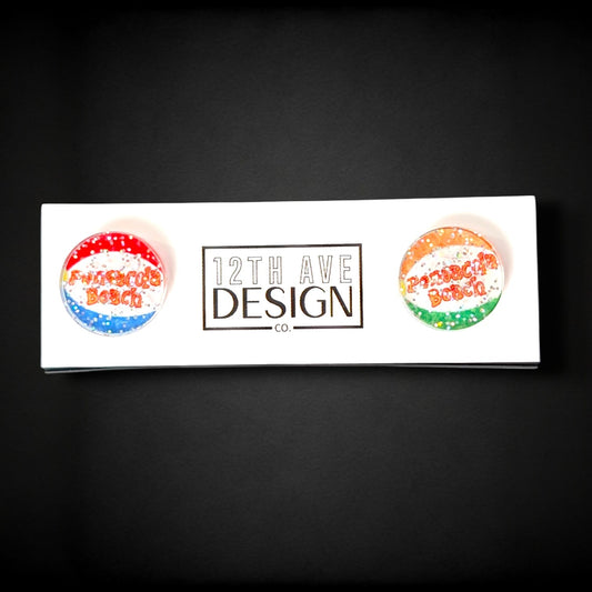 Pensacola Beach Ball Stud Earrings