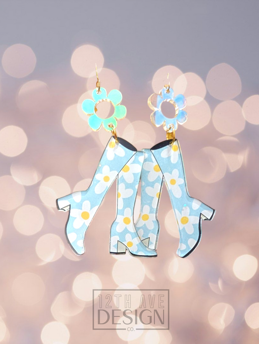 Patterned GoGo Boots