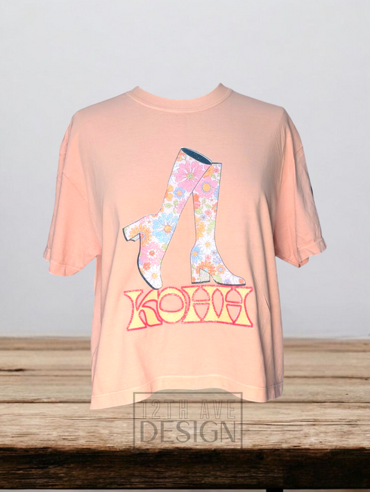 KOHH Boots Crop Tee