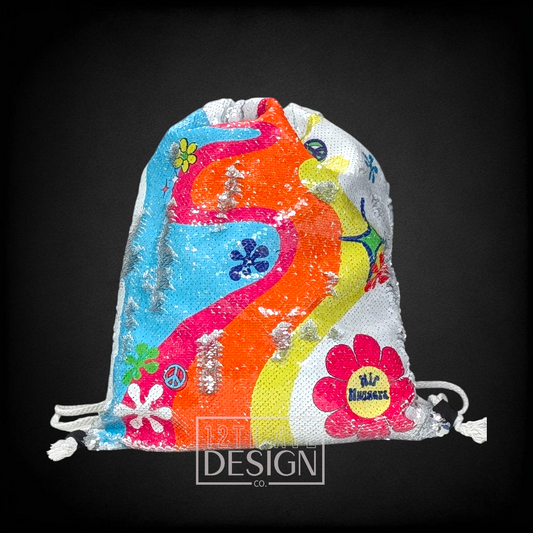 Hip Huggers Flip Sequin Backpack