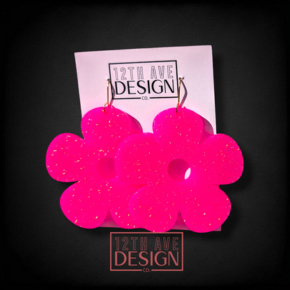 Bubble Daisy Earrings