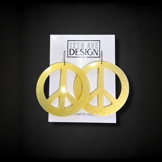 Peace Sign Earrings