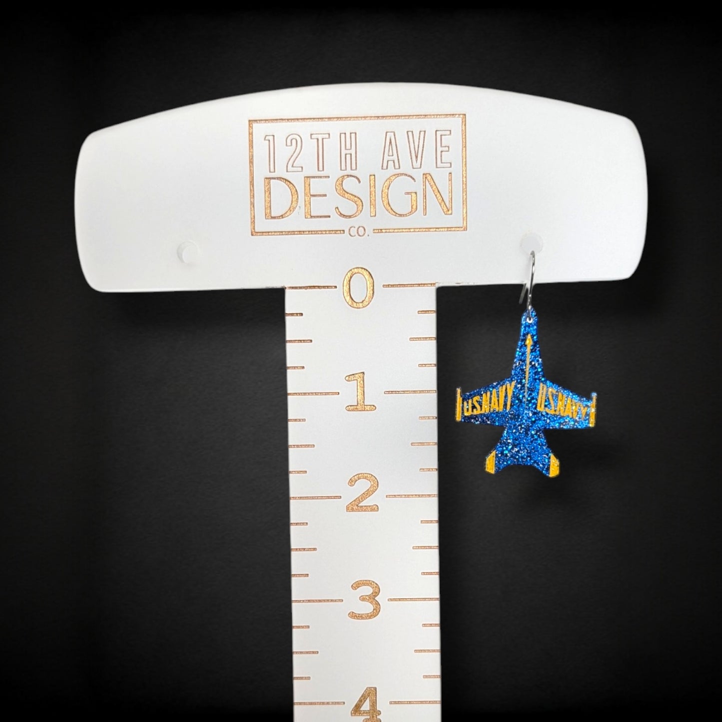 Blue Angels Classic Jet Earring (Small)